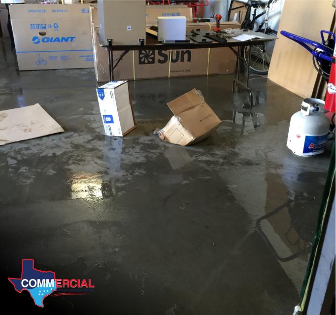 Office supplies damaged by water