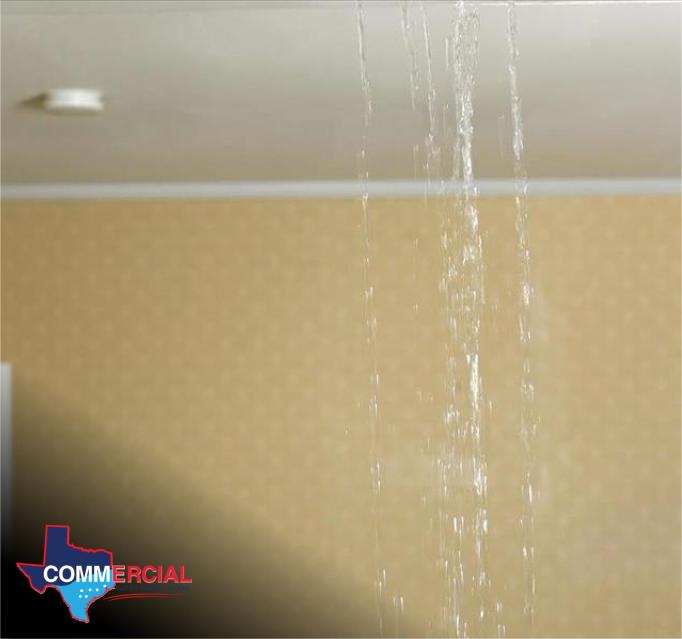 Fire sprinkler leak detection after water poured from a ceiling