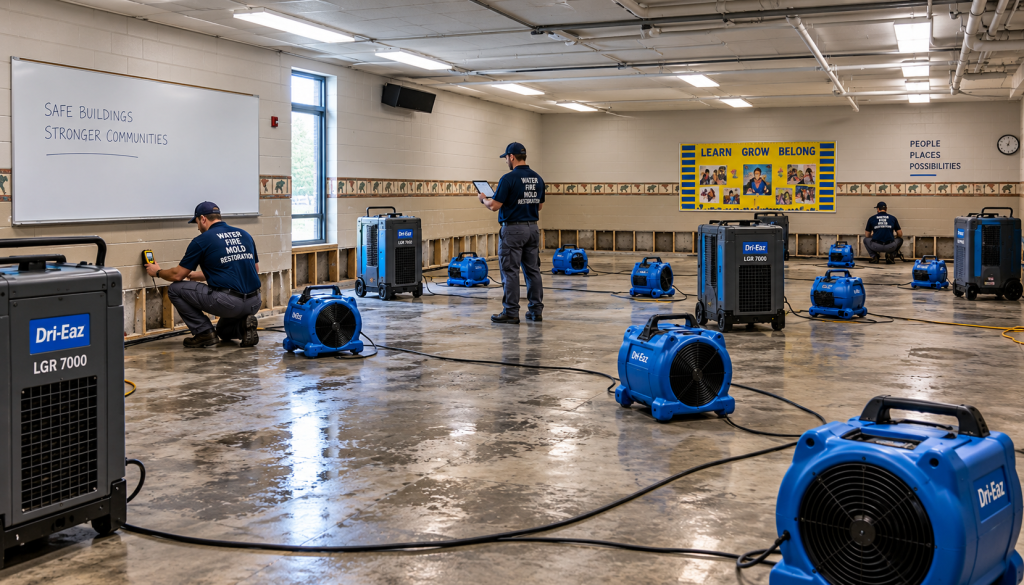 water damage repair contractor - How to Choose a Contractor to Repair Water Damage in a Commercial Building