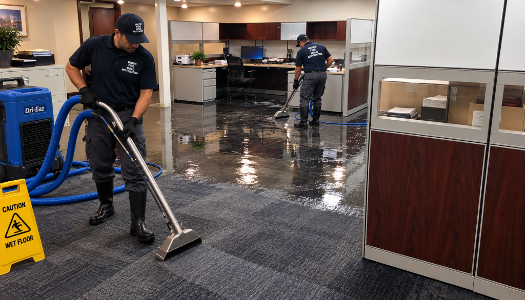 austin water damage restoration - Coordinating Work Around Business Operations